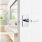 Sure-Loc Hardware Sure-Loc Hardware Levanto Passage Rosette, Polished Chrome, Knurled Grip in Polished Chrome LV101 26 GRIP-KN 26 - alternate 2